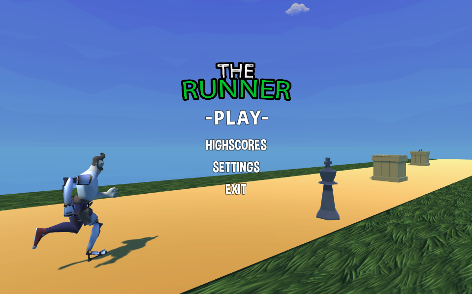 A picture of the main menu.