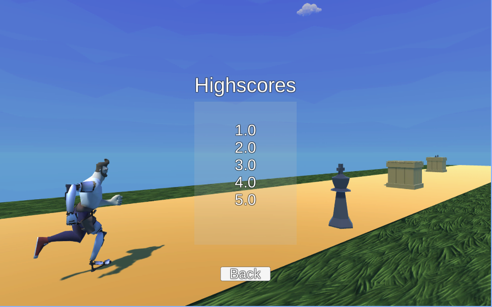 All of the obstacles and some pickups seen in the game