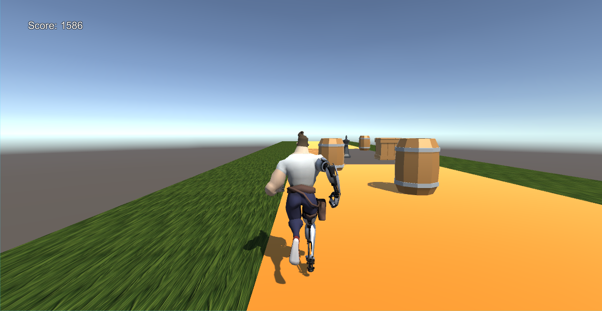 All of the roads that get instantiated. This screenshot was taken before adding fences.